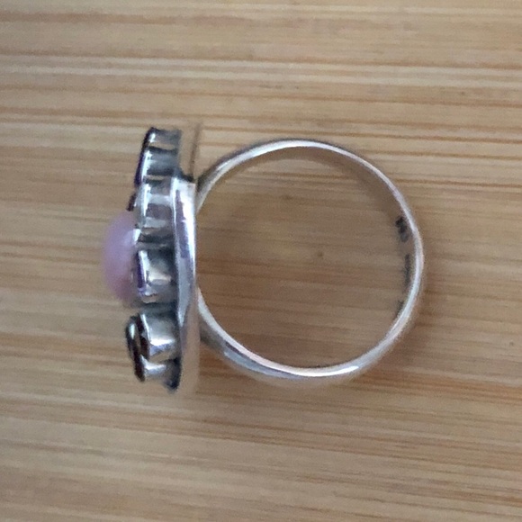 $78 Nicky Butler Estate Ring Sterling Silver 925 India Size 10 - Picture 9 of 11